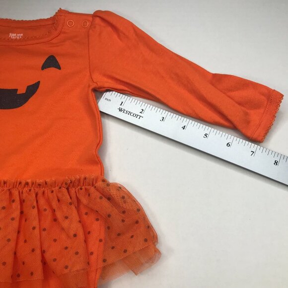 Just One You by Carter’s Girls 9 Month 1 Piece Pumpkin Sleeper New Without Tags - Picture 10 of 14